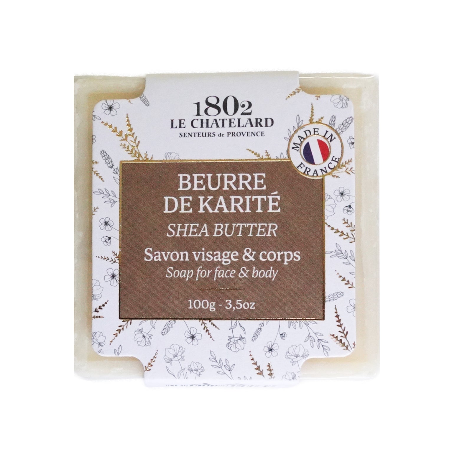 Le Chatelard 1802 Deep Nourishment Body Care Combo | Oleanat Extra Pure Shea Butter, Almond & Honey Soap, Cocoa Butter & Shea Butter Soap / Made In France