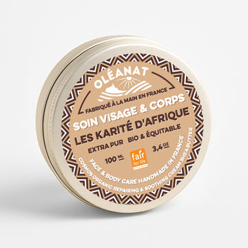 Oleanat Extra Pure Organic Shea Butter Balm - Repairing & Soothing Moisturizer (100ml)