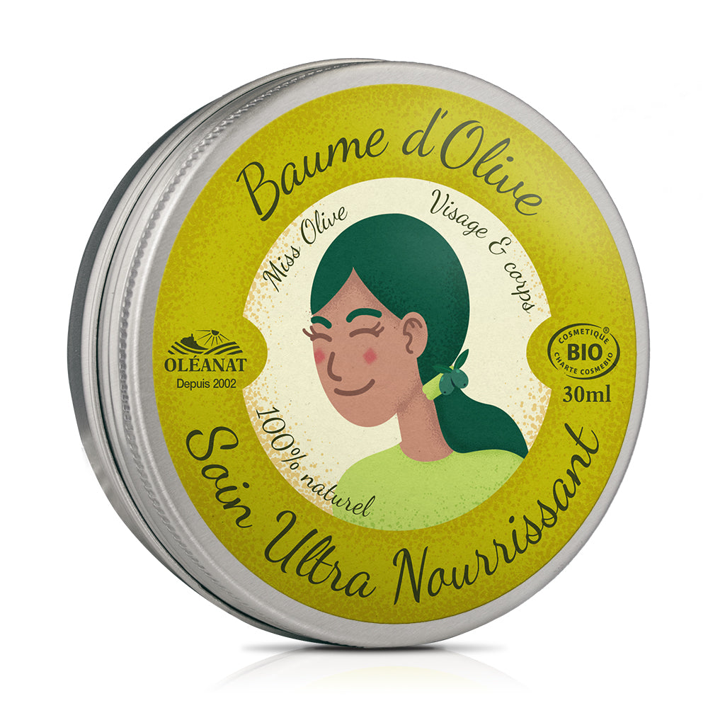 Le Chatelard 1802 French Nourishing Skin Care Combo | Oleanat Shea Butter With Argan Oil, Olive Face & Body Sublimating Balm & Apricot Soap / Made In France
