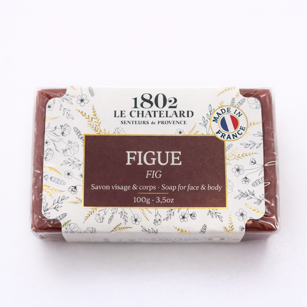 Fig Soap – French Marseille Nourishing & Softening Face & Body Bar with Almond Oil | 100g