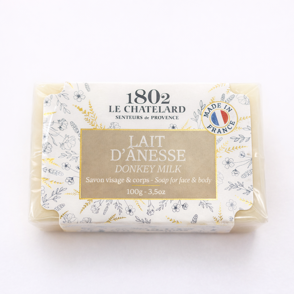 Donkey Milk Soap – French Marseille Gentle Nourishing Face & Body Bar with Almond Oil | 100g