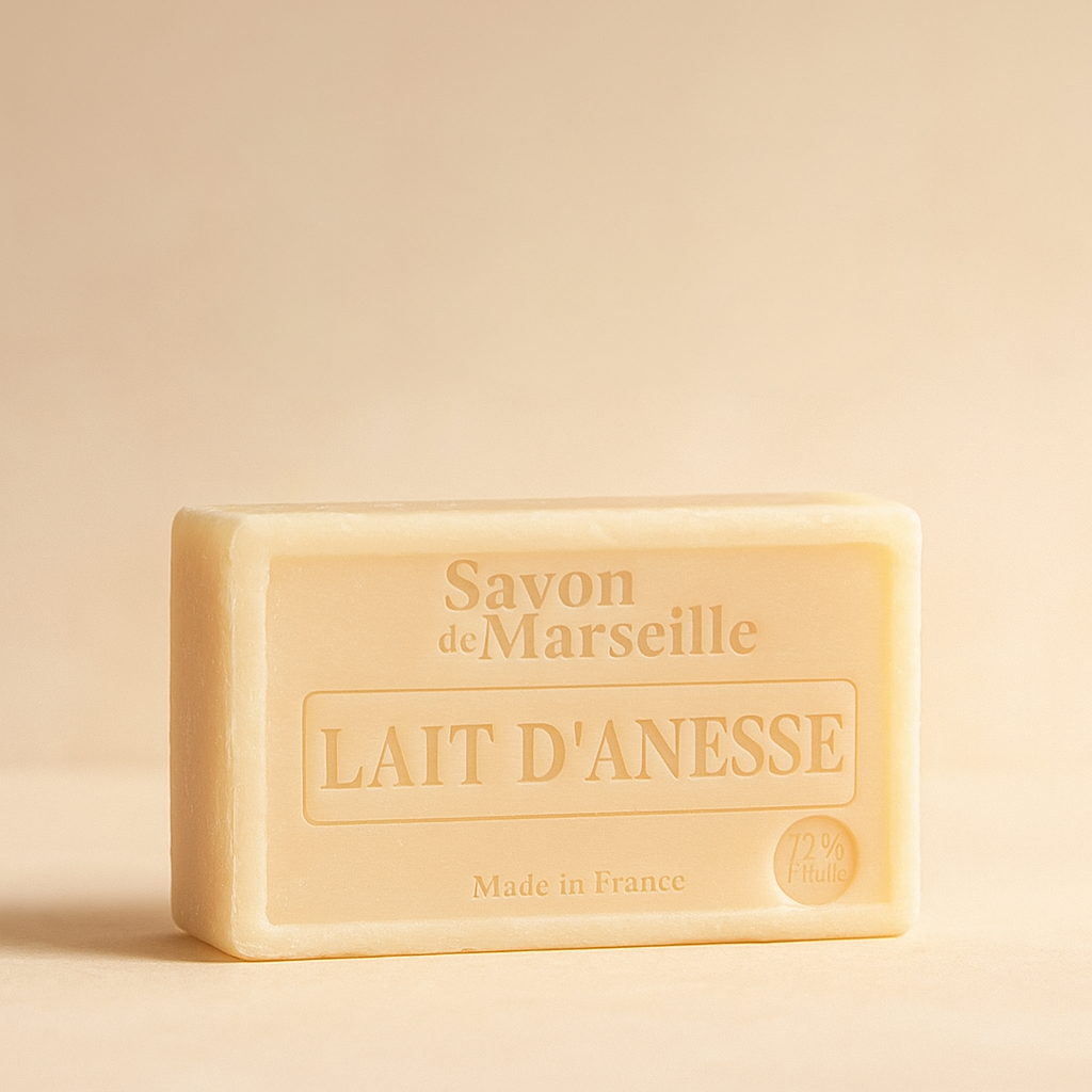 Donkey Milk Soap – French Marseille Gentle Nourishing Face & Body Bar with Almond Oil | 100g