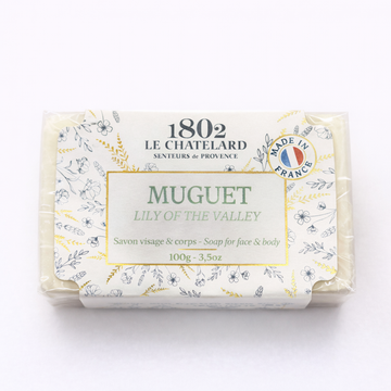 Lily of the Valley Soap – French Marseille Floral Bath Bar | 100g