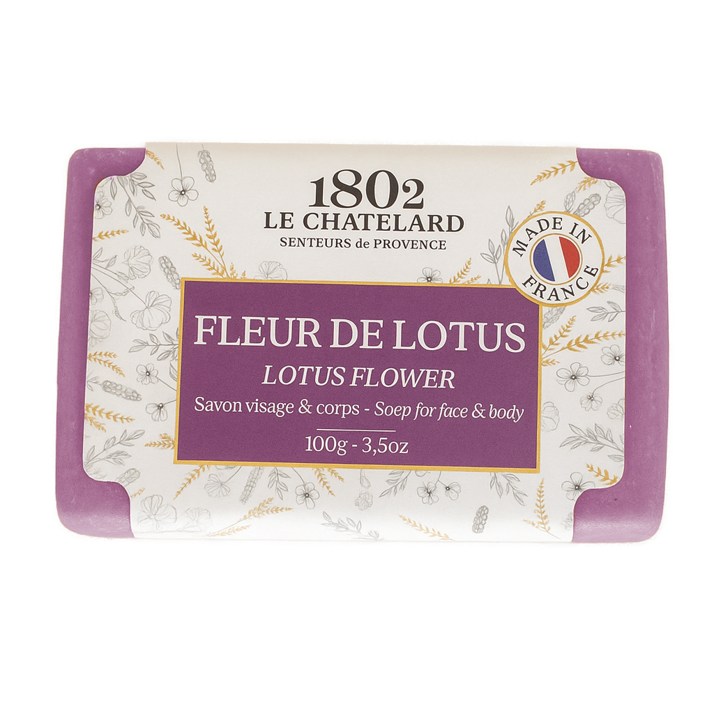 Le Chatelard 1802 Luxury French Soap Combo | White Musk, Provence's  Lavender, Lotus Flower, Patchouli & Oleander (5 x 100g) / Made In France