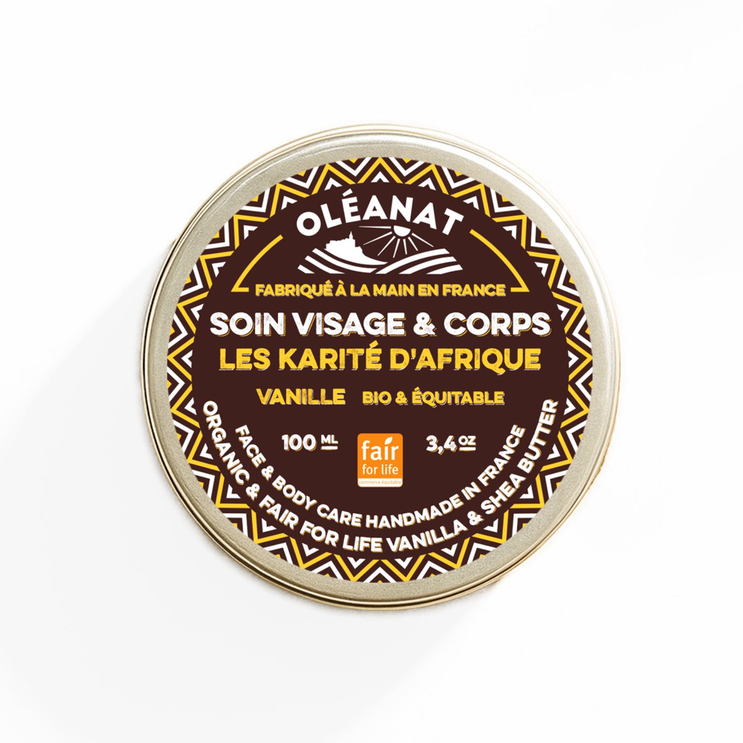 Le Chatelard Vanilla French Nourishment Combo | Oleanat Vanilla Shea Butter Balm, Cocoa Butter Soap & Vanilla Soap Gift Set / Made In France