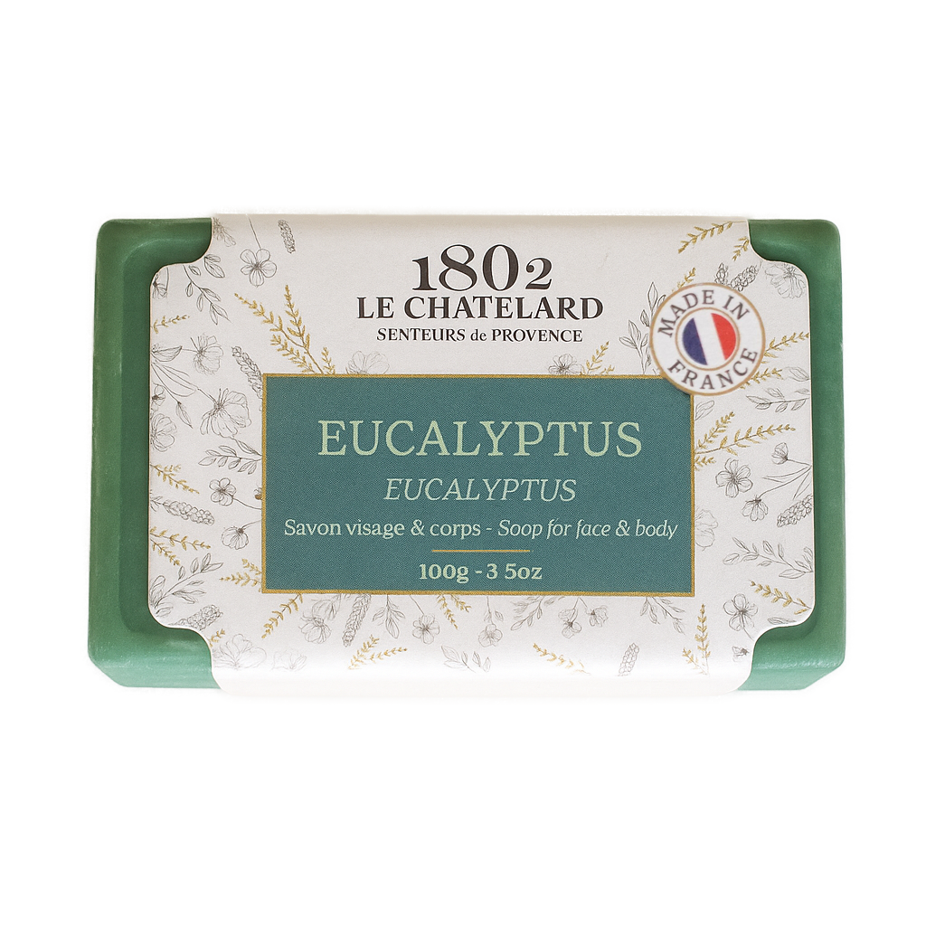 Le Chatelard 1802 French Soap Combo | Donkey Milk, White Musk, Cocoa Butter, Coconut & Eucalyptus (5 x 100g) / Made In France