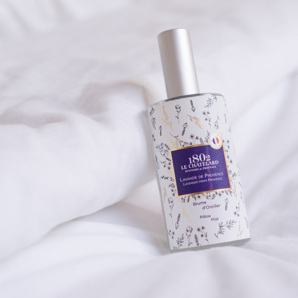 Le Chatelard 1802 Lavender Provence Luxury Gift Set | French Lavender Soaps & Pillow Mist / Made In France