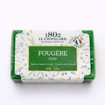 Fern Marseille Soap – Fresh Green French Marseille Soap for Face & Body | 100g