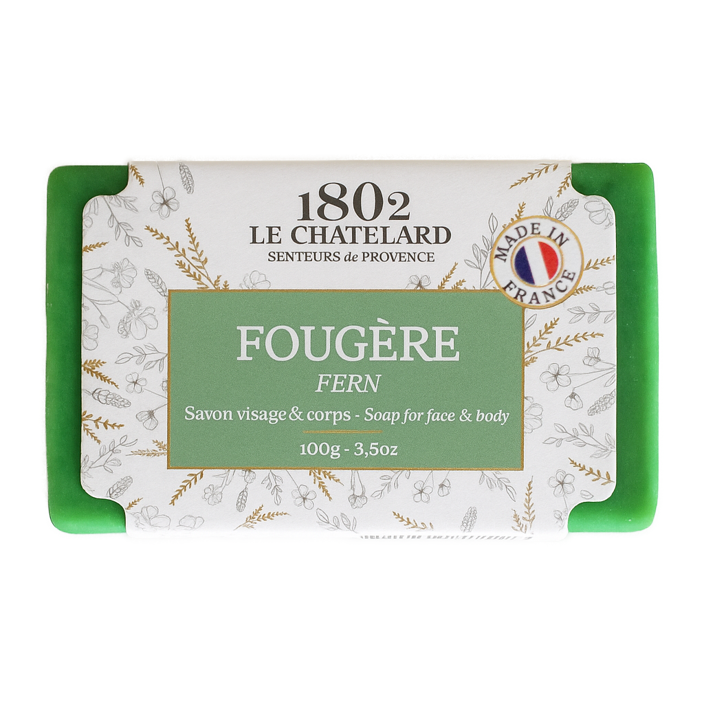 Le Chatelard 1802 French Soap Combo | Donkey Milk, Coconut, Eucalyptus, Fern & Fig Soaps (5 x 100g) / Made In France
