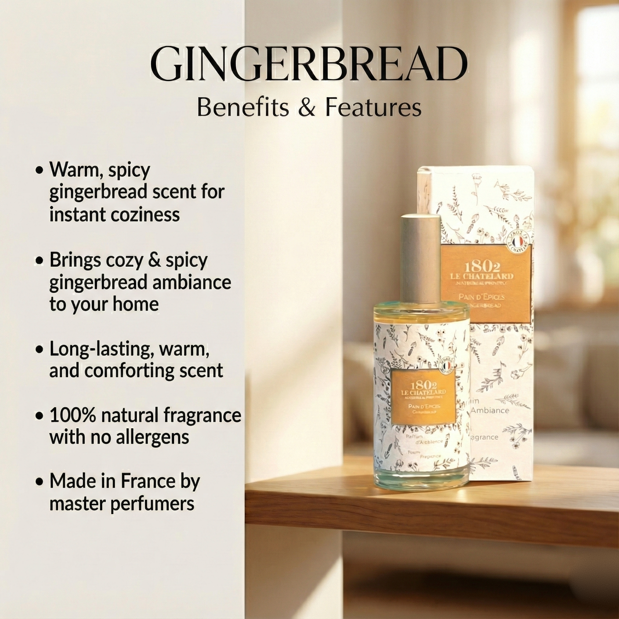 Room Fragrance Spray - Gingerbread