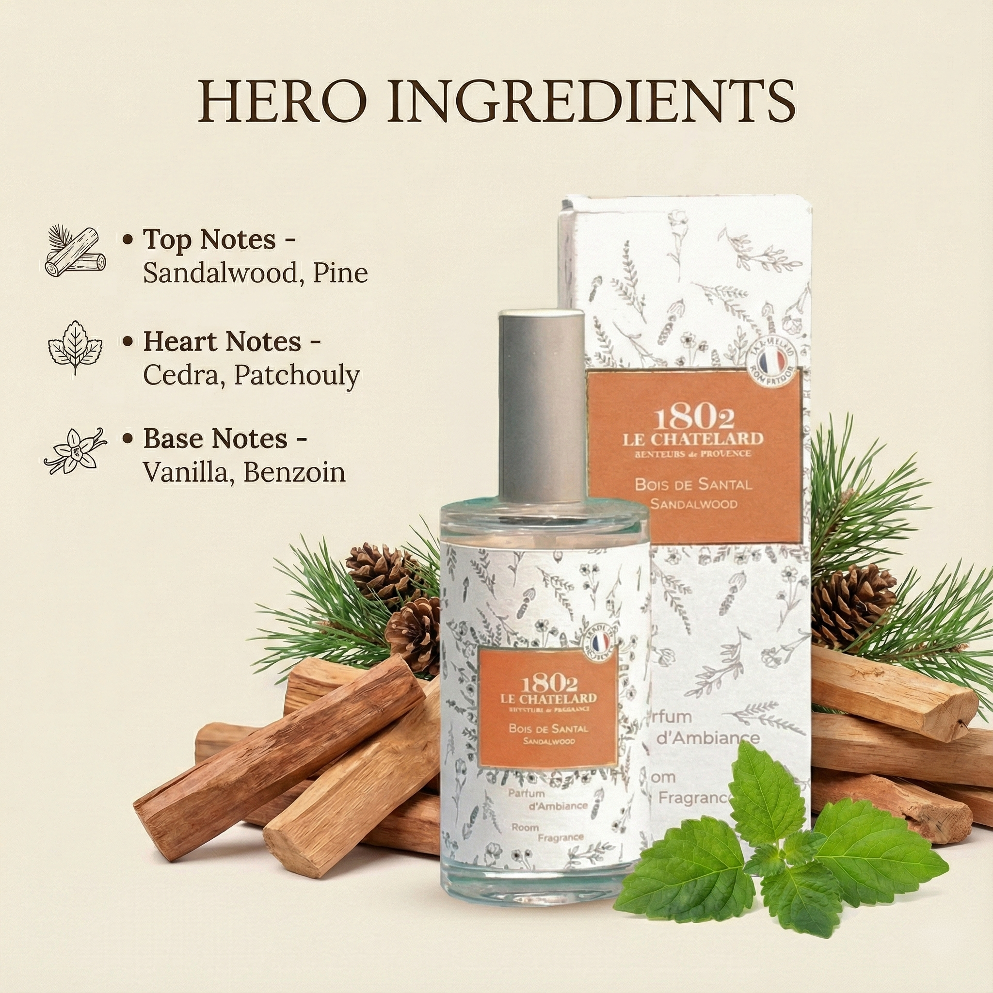 Room Fragrance Spray - Sandalwood