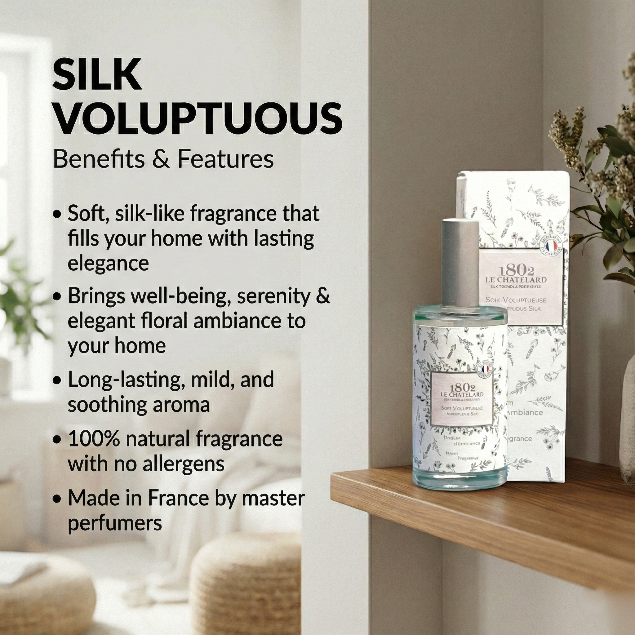Room Fragrance Spray - Voluptuous Silk