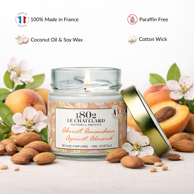 Premium Scented Candles Online India | Apricot Almond