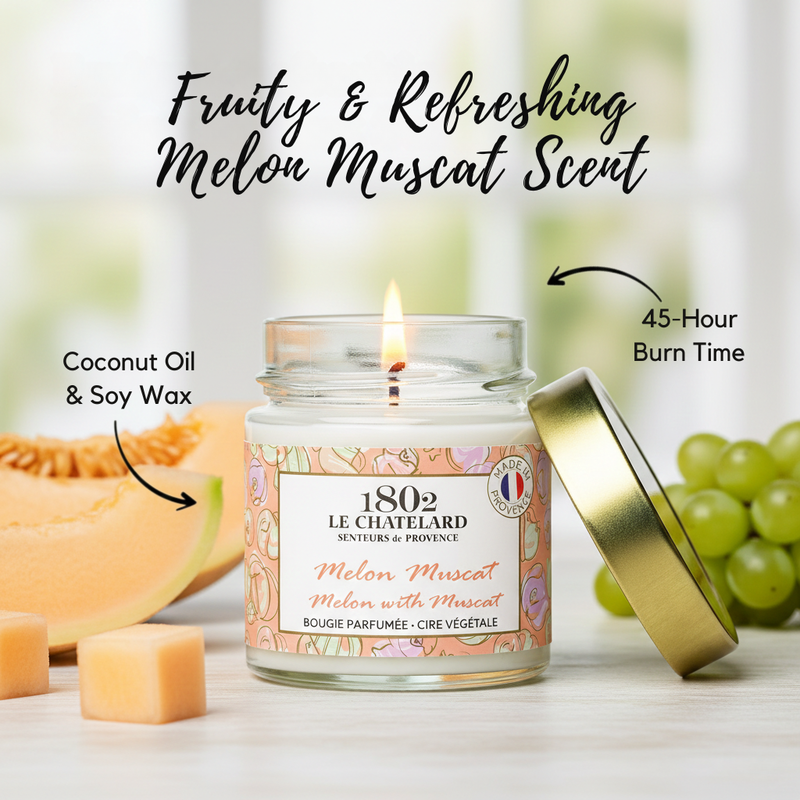 Signature Scented Candle - Melon With Muscat