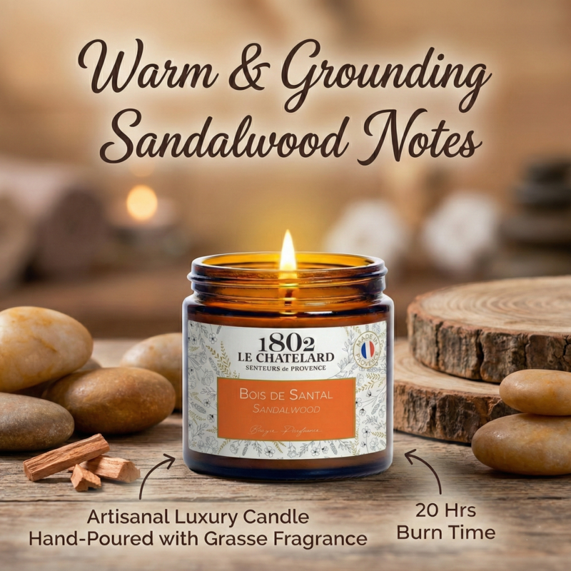 Authentic Scented Candle - Sandalwood