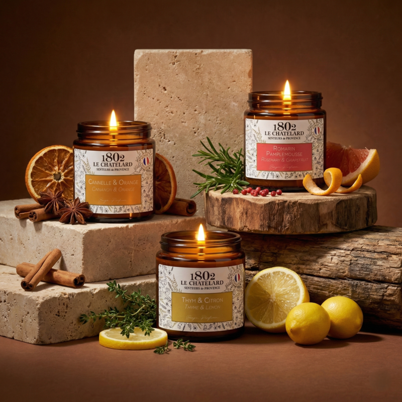 Authentic Scented Candle - Cinnamon Orange