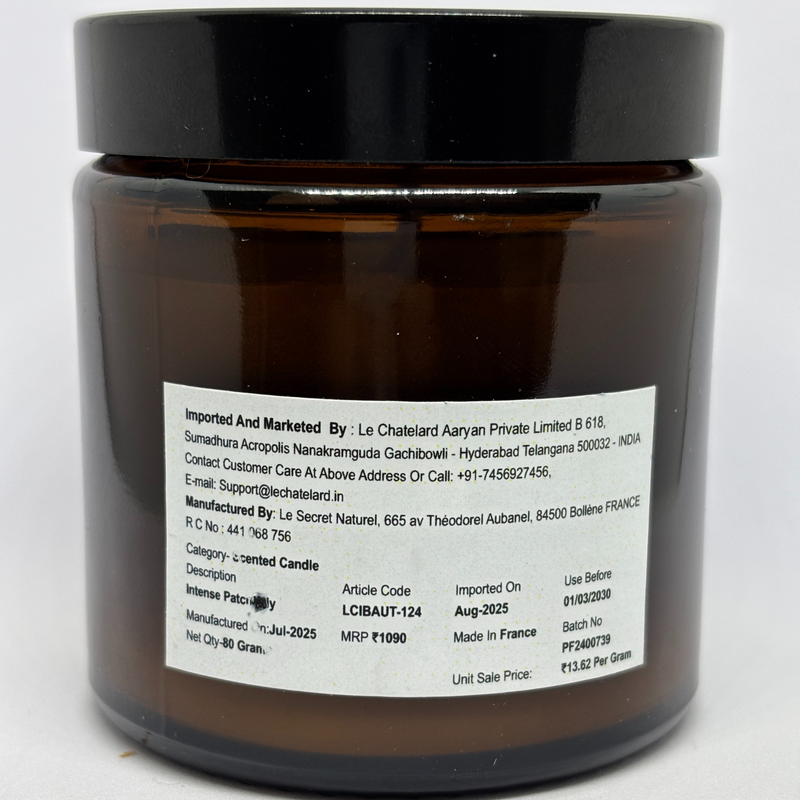 Authentic Scented Candle - Intense Patchouly