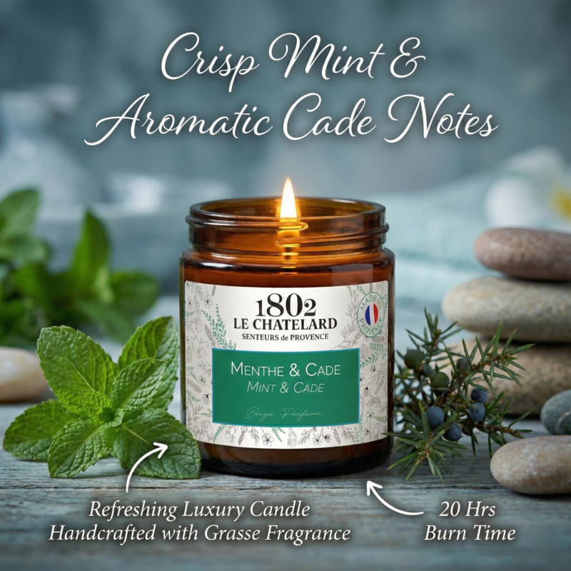 Authentic Scented Candle - Mint & Cade