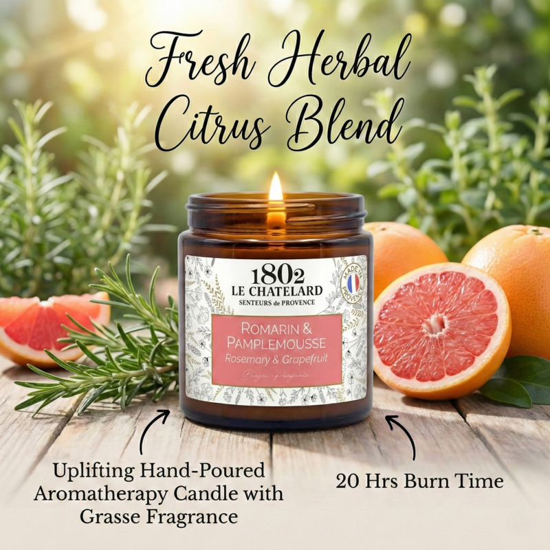 Authentic Scendet Candle - Rosemary & Grapefruit