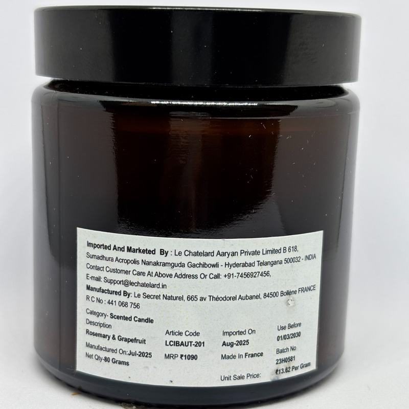 Authentic Scendet Candle - Rosemary & Grapefruit