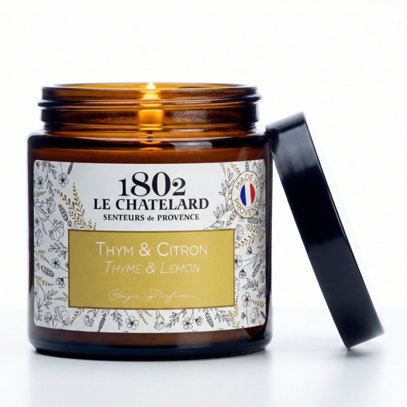Authentic Scented Candle - Thyme & Lemon