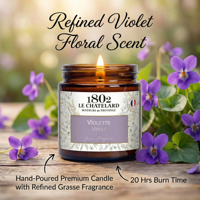 Authentic Scented Candle - Violet