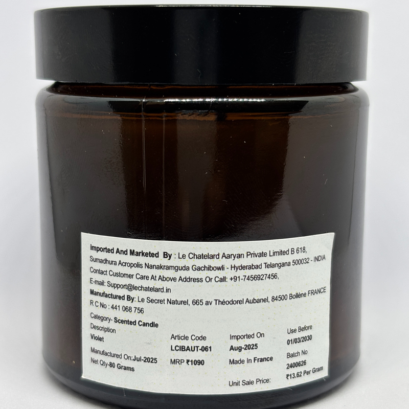 Authentic Scented Candle - Violet