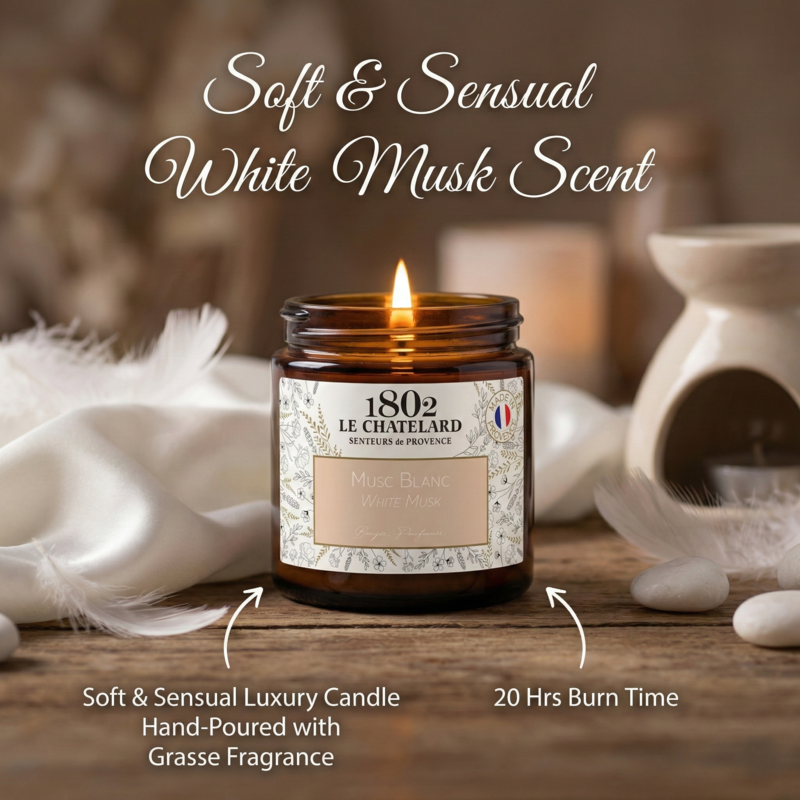 Authentic Scented Candle - White Musk