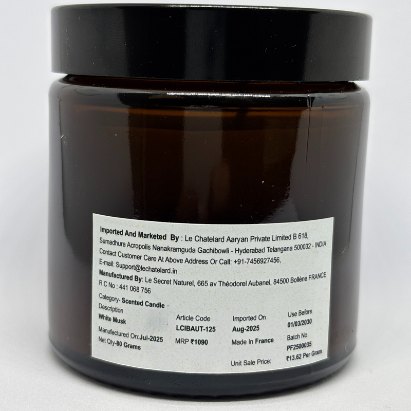 Authentic Scented Candle - White Musk