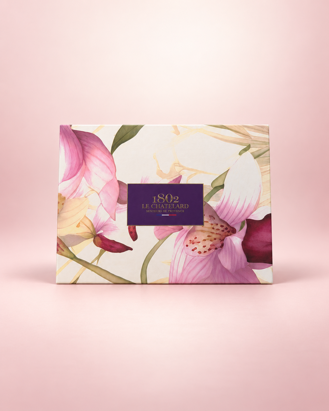 Le Chatelard 1802 Floral Luxury Gift Box  – 8-Piece French Home Fragrance, Shea Butter & Soap Collection