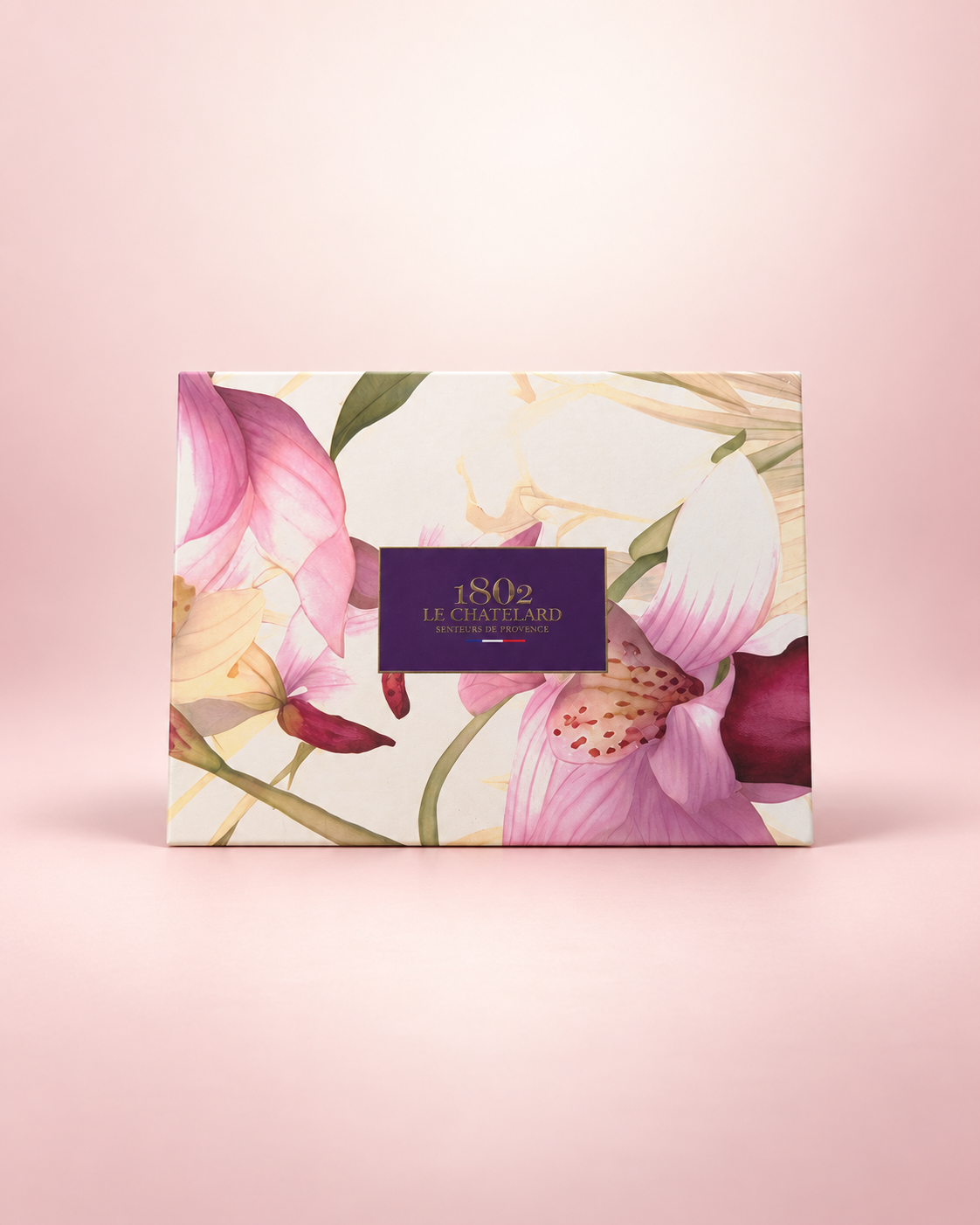 Le Chatelard 1802 Floral Luxury Gift Box  – 8-Piece French Home Fragrance, Shea Butter & Soap Collection