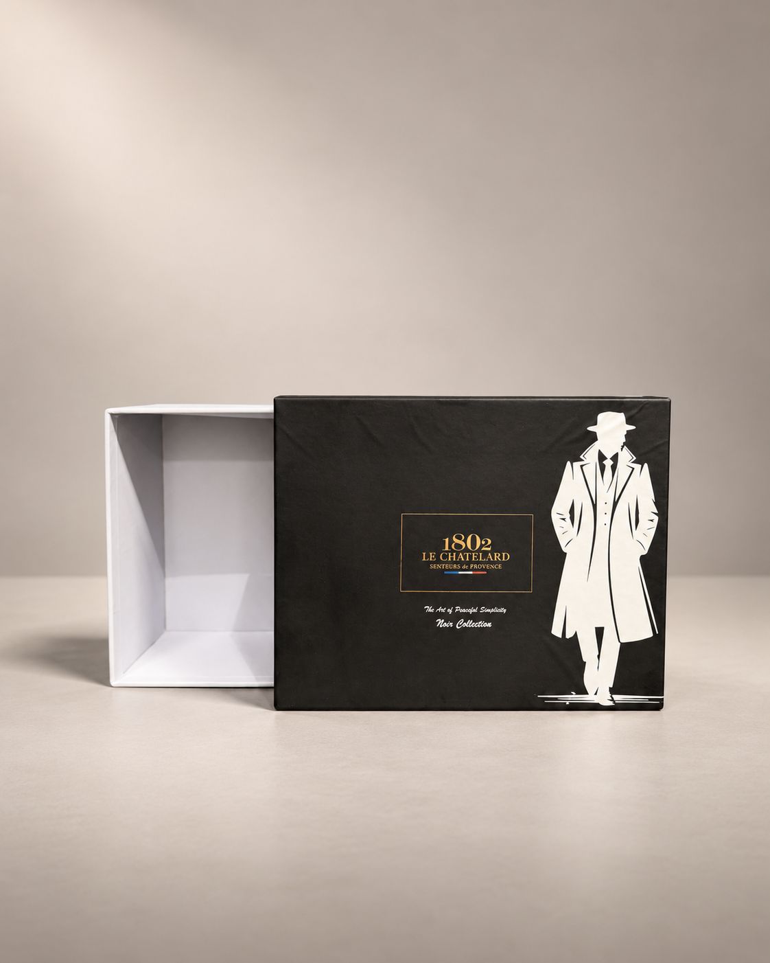 Le Chatelard 1802 Noir Men’s Luxury Gift Box – French Fragrance, Skincare & Soap Collection