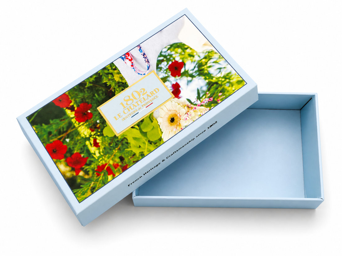Le Chatelard 1802 Luxury Gift Box – Floral Provence Edition Keepsake Gifting Box