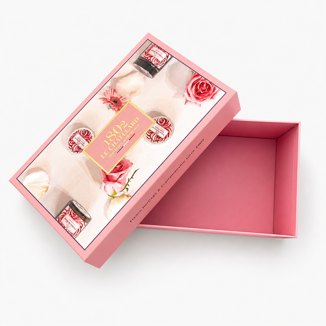 Le Chatelard 1802 Luxury Gift Box – Rose Edition French Keepsake Gifting Box LE CHATELARD AARYAN PRIVATE LIMITED