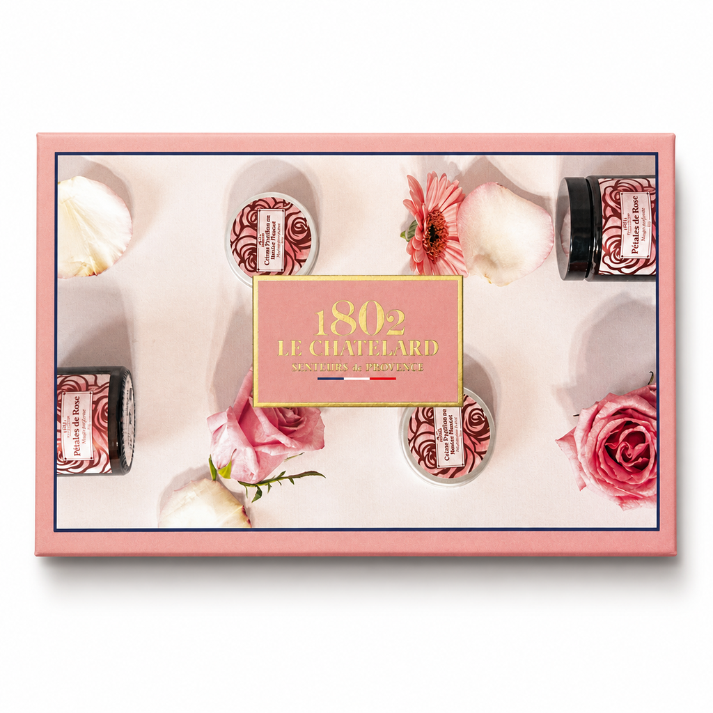 Le Chatelard 1802 Luxury Gift Box – Rose Edition French Keepsake Gifting Box LE CHATELARD AARYAN PRIVATE LIMITED