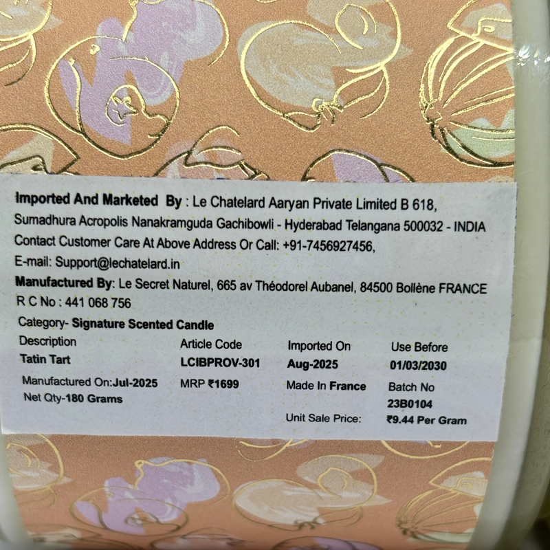 Signature Scented Candle - Tatin Tart