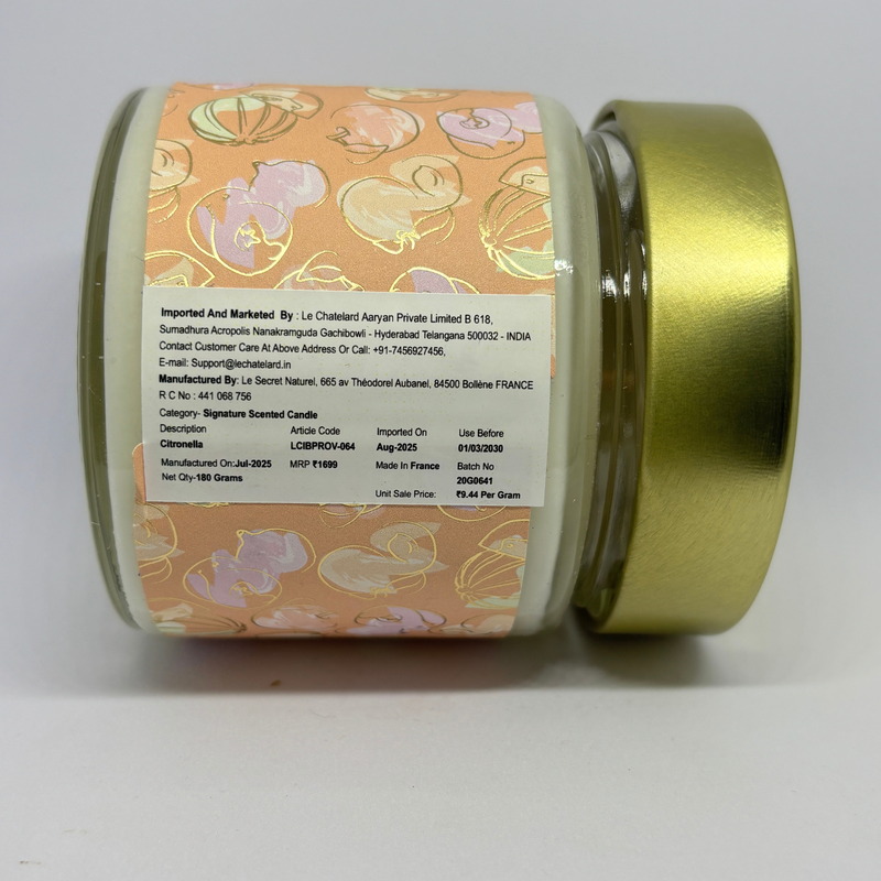Signature Scented Candle - Citronella