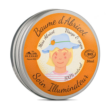 Organic Apricot Balm - Radiant & Hydrating Moisturizing Cream 30ml