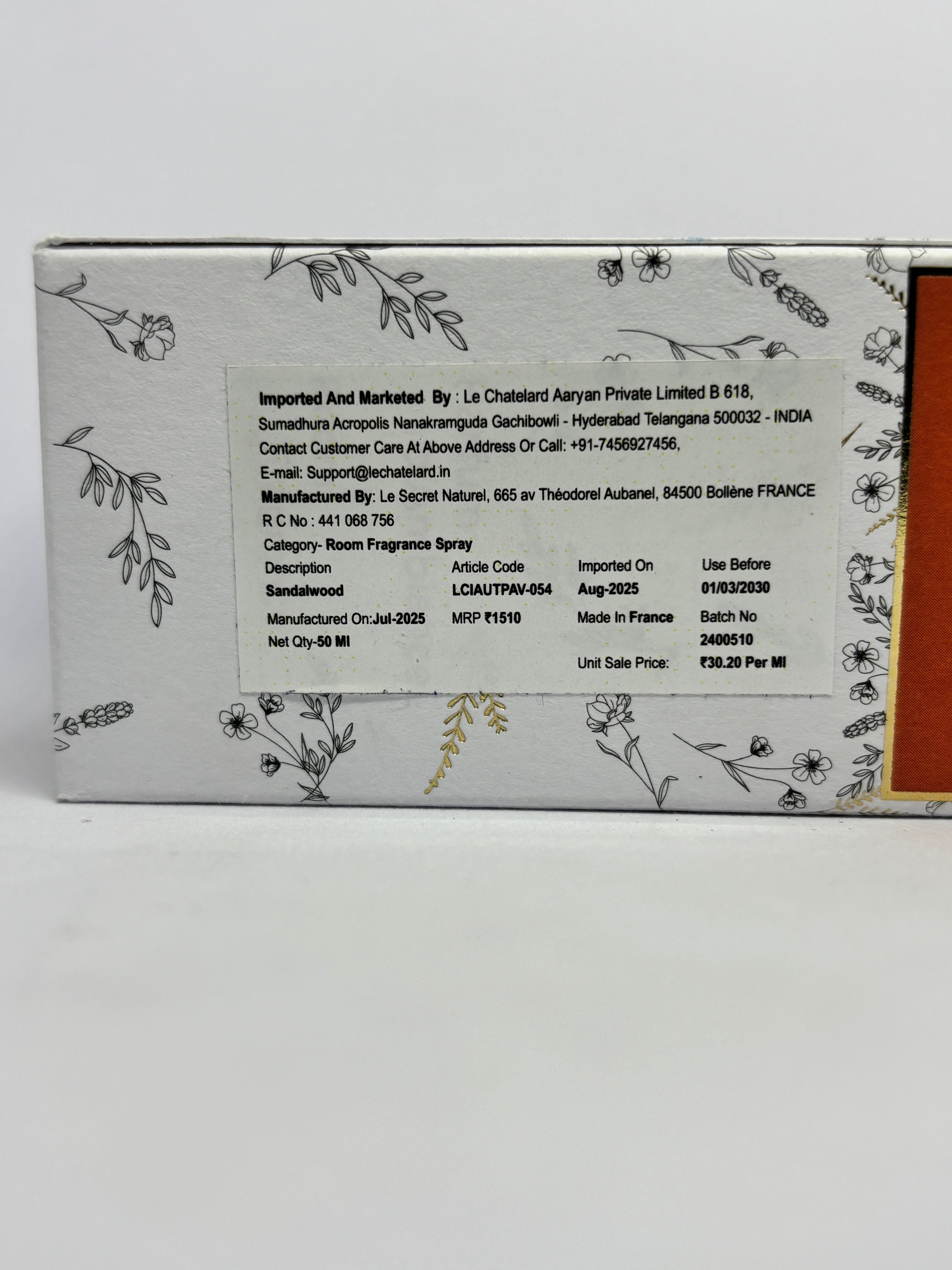 Room Fragrance Spray - Sandalwood
