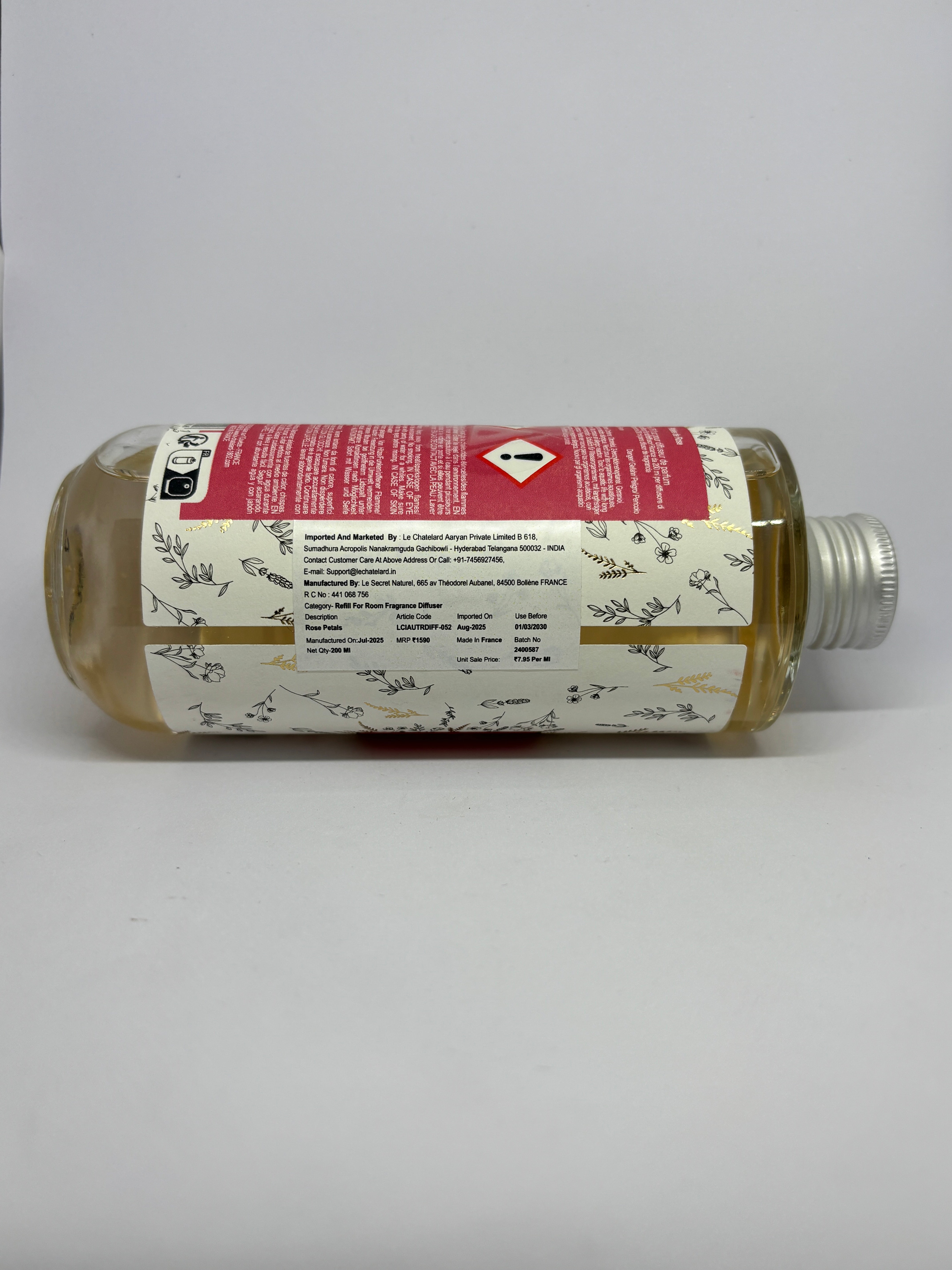 Refill For Room Fragrance Reed Diffuser - Rose Petals