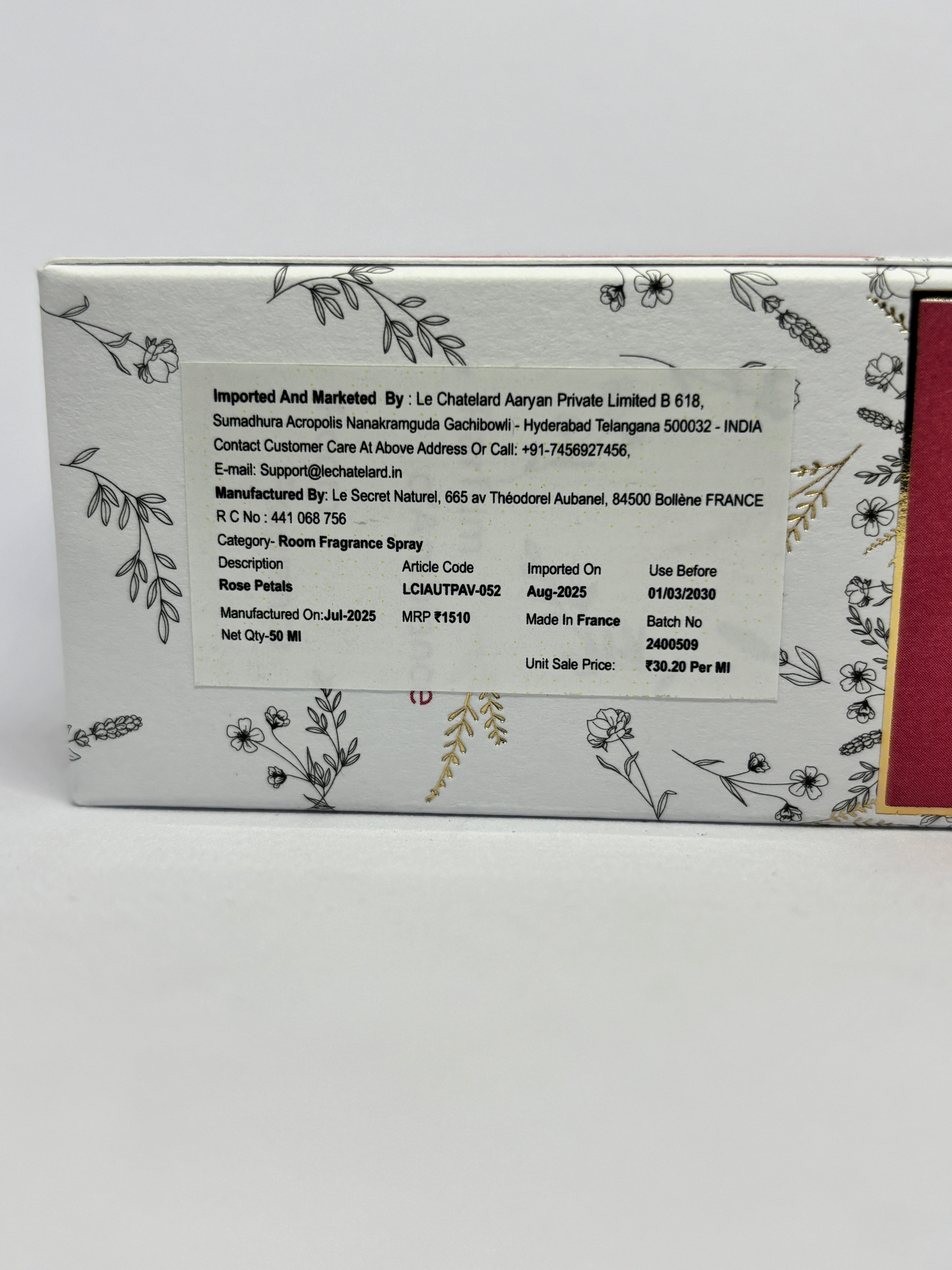 Room Fragrance Spray - Rose Petals