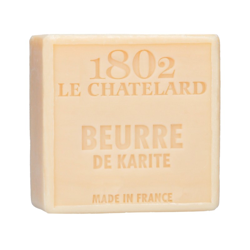 Bar of soap with '1802 Le Chatelard' branding on a white background