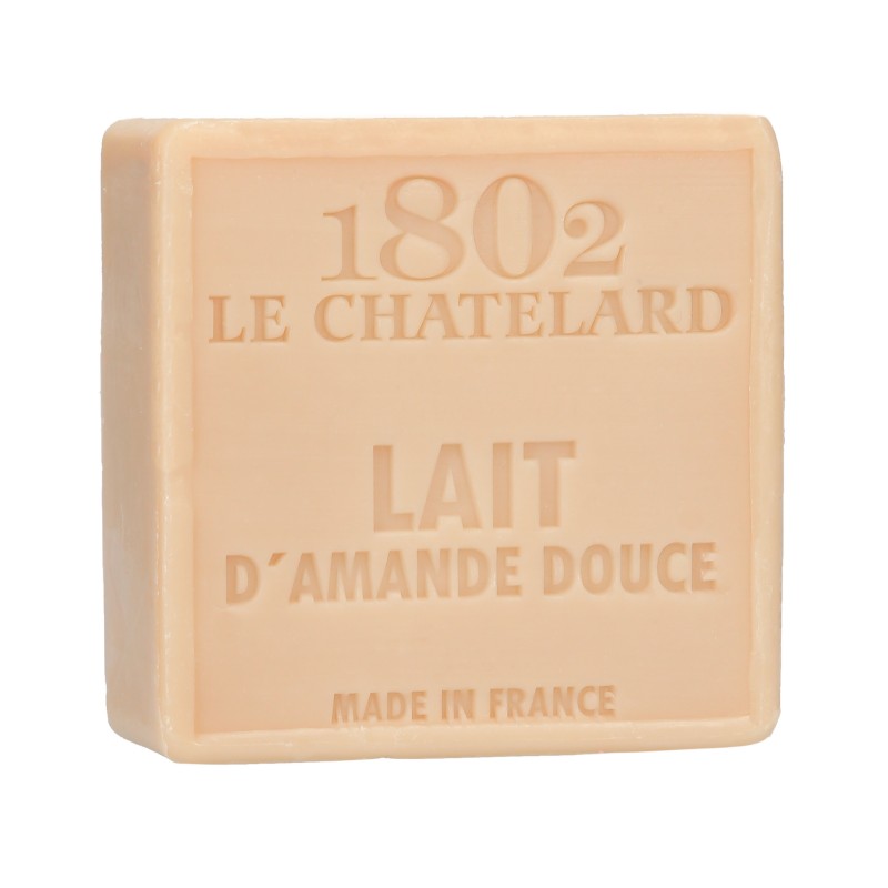 Bar of soap with '1802 Le Chatelard' branding on a white background
