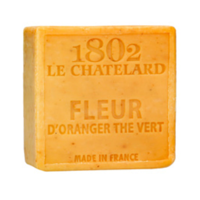 Le Chatelard 1802 Orange Blossom Green Tea Marseille Soap Bar – 100g | Made In France